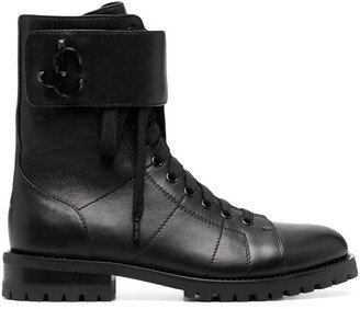 Ceirus flat lace-up boots