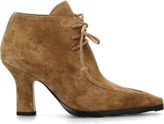 Sovereign Suede Lace-Up Booties-AA