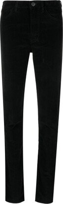 Kaya Split washed slim-fit trousers