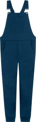 Swoveralls Unisex Super Soft Sweatpant Overalls - Navy, L