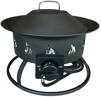 Hiland Round Portable Camp Fire Pit