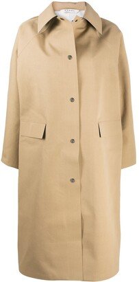 Point Collar Rain Coat