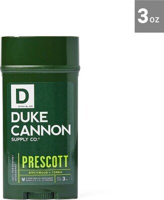 Duke Cannon Supply Co. Duke Cannon Antiperspirant & Deodorant - Prescott - Maximum-Strength Antiperspirant for Men - Scented - 3 oz