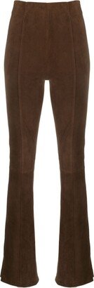 Suede Leather Trousers