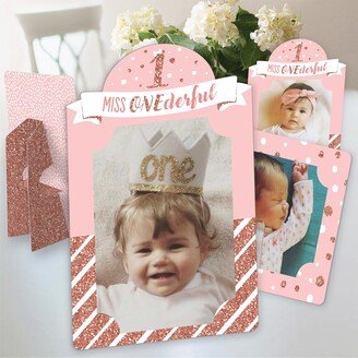 Big Dot Of Happiness 1st Birthday Little Miss Onederful First Birthday 4x6 Paper Photo Frames 12 Ct