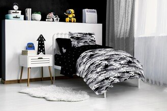 Epic Games Fortnite Camo Grey 5 Piece Twin Bed Set