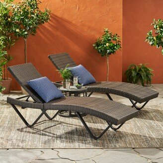 San Marco Outdoor Wicker Chaise Lounge