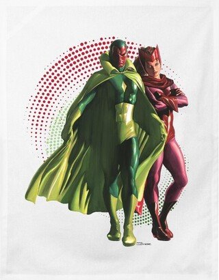 Universe Scarlet Witch and Vision Dish Towels