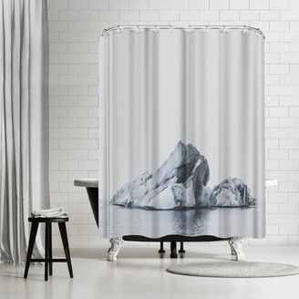 71 x 74 Shower Curtain, Jokulsarlon Iceland by Luke Gram