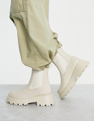 Gemini chelsea wellie boots in stone