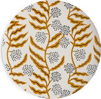 Salad Plates: La Ville Vine - Yellow Salad Plate, Yellow