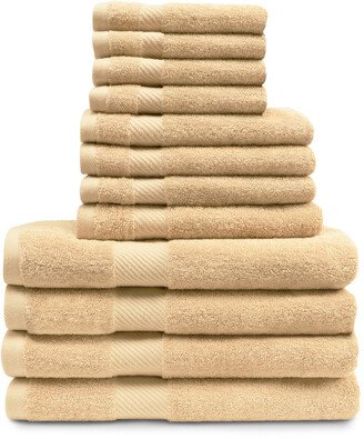 Highly Absorbent 12Pc Egyptian Cotton Towel Set-AF