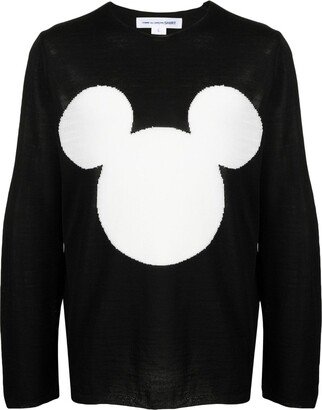 x Disney intarsia-knit jumper