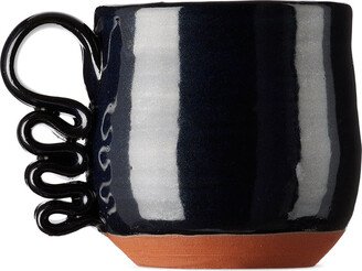 Perla Valtierra Black Ribete Mug