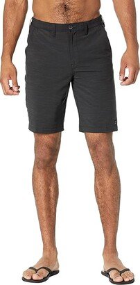 Crossfire Slub 21 Submersible Shorts (Black) Men's Clothing