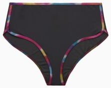 Pride Plus Size High Waist Bikini Bottom