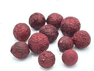 2 Oz Red Wrinkle Balls, Dried Seed Pods Wreath Making, Decorating, Potpourri, Natural