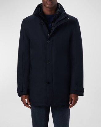 Men's Eco-Down®-Lined Water-Repellent Car Coat