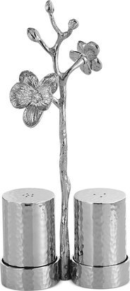 White Orchid Salt and Pepper Shakers