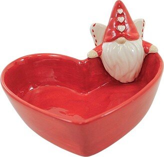 Tabletop 4.25 Cupid Gnome Bowl Candy Love Hearts Serving Bowls