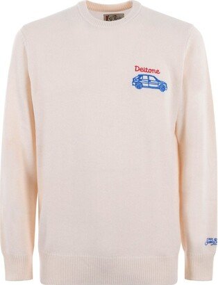 Crewneck Long-Sleeved Jumper-CH