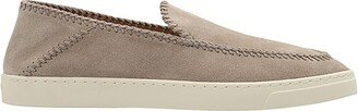 Suede slip-on sneakers-AG