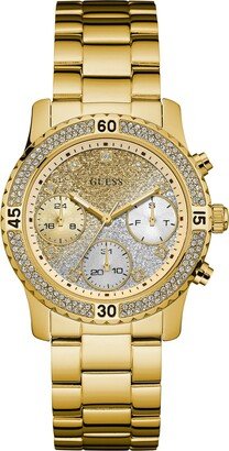 Guess Factory Gold-Tone Ombre Shimmer Multifunction Watch
