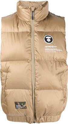 Satin Down Padded Gilet