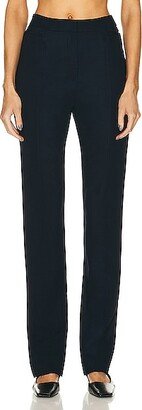 Slim Crepe Suit Trouser in Navy