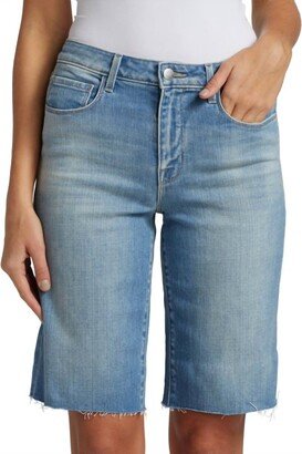 Taylor High Rise Jean Denim Shorts In Ashford