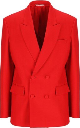 Crepe Couture Long-Sleeved Blazer