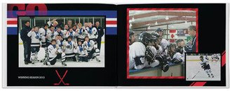 Photo Books: Hockey Rules Photo Book, 11X14, Professional Flush Mount Albums, Flush Mount Pages