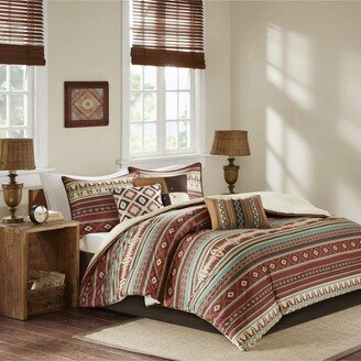 Gracie Mills Taos 7 Piece Comforter Set Spice King