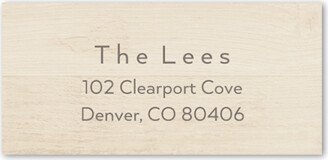 Address Labels: Rustic Album Address Label, Beige, Address Label, Matte