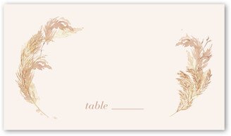 Wedding Place Cards: Autumn Grass Wedding Place Card, Beige, Placecard, Matte, Signature Smooth Cardstock