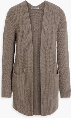 Ribbed-knit cardigan