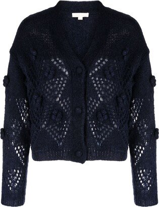 Louise Misha Sirika open-knit cardigan