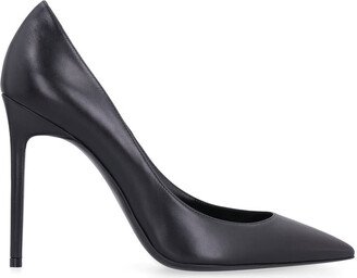 Anja Leather Pointy-Toe Pumps