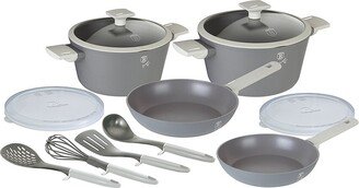 Berlinger Haus 12Pc Grey Nonstick Cookware Set-AA