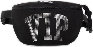 Vip Sequin Embellished Belt Bag