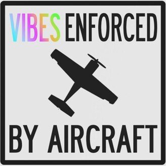 Vibes Enforced By Aircraft Magnet