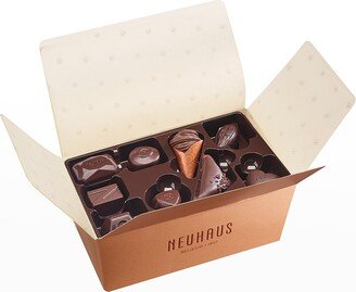 Neuhaus Chocolate All Dark Ballotin 19-Piece Chocolate, 1/2lb