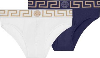 2 Pack Greca Border Briefs