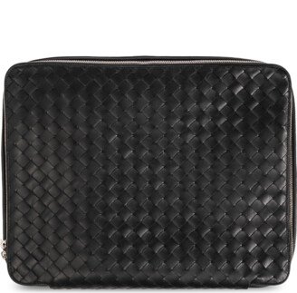 ‘Intrecciato Medium’ Travel Case - Black