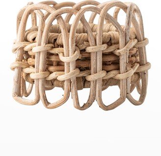 Provence Rattan Whitewash Napkin Ring