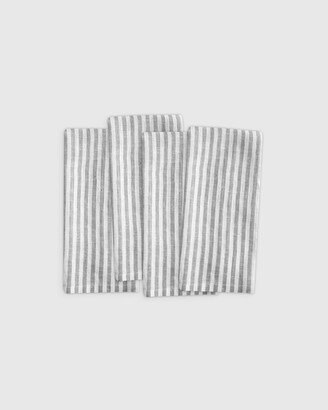 European Linen Stripe Napkins