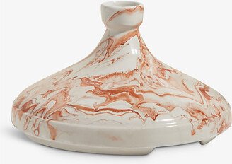 Marble-glaze Clay Tagine 27.7cm