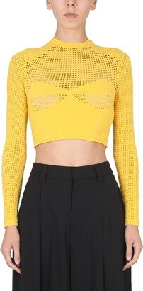 Crochet Knitted Cropped Top