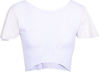 Exhale Crop Top T-shirt Lilac