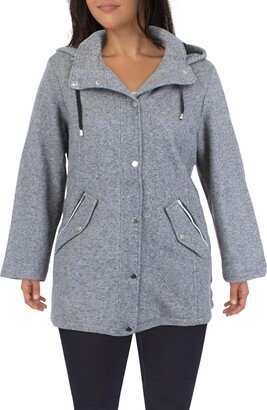 INTL d.e.t.a.i.l.s Plus Womens Warm Hooded Walker Coat